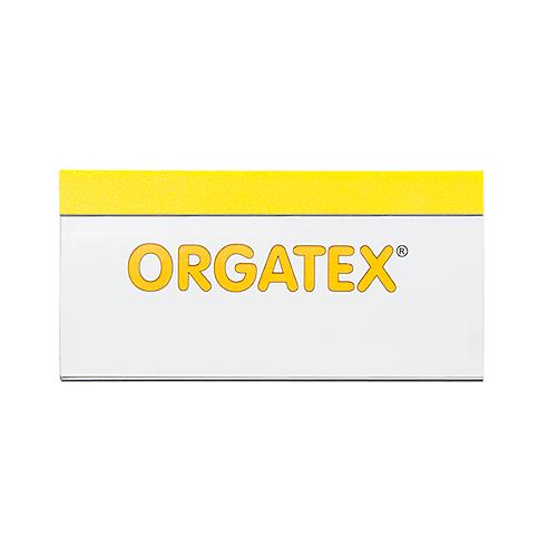 ORGATEX Magnet-Einsteckschilder Color, 60 x 150 mm, gelb, 100 St.