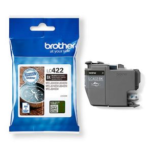 Original Brother Tintenpatrone LC-422BK, Einzelpack, schwarz Original Brother Tintenpatrone LC-422BK, Einzelpack, schwarz