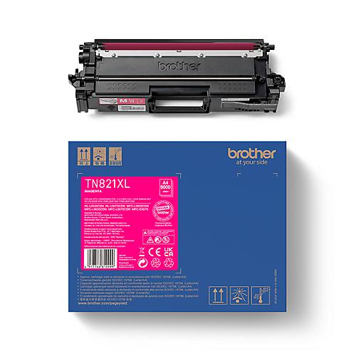 Original Brother Toner TN-821XLM, Einzelpack, magenta