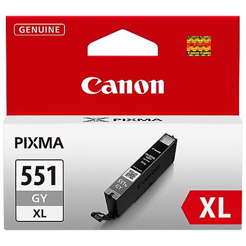 Original Canon Tintenpatrone CLI-551GY XL, Einzelpack, grau