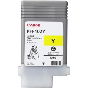 Original Canon Tintenpatrone PFI-102Y, Einzelpack, gelb Original Canon Tintenpatrone PFI-102Y, Einzelpack, gelb