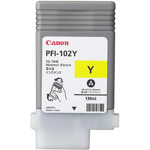 Original Canon Tintenpatrone PFI-102Y, Einzelpack, gelb