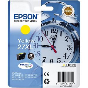 Original Epson Tintenpatrone 27XL, Einzelpack, gelb Original Epson Tintenpatrone 27XL, Einzelpack, gelb