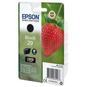 Original Epson Tintenpatrone 29, Einzelpack, schwarz Original Epson Tintenpatrone 29, Einzelpack, schwarz