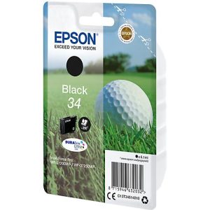 Original Epson Tintenpatrone 34, Einzelpack, schwarz Original Epson Tintenpatrone 34, Einzelpack, schwarz