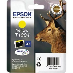 Original Epson Tintenpatrone T1304, Einzelpack, gelb Original Epson Tintenpatrone T1304, Einzelpack, gelb