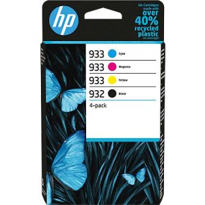 Original HP Tintenpatronen 932/933 CMYK, Mixpack, gelb, schwarz, magenta, cyan Original HP Tintenpatronen 932/933 CMYK, Mixpack, gelb, schwarz, magenta, cyan