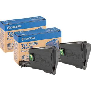 Original Kyocera Toner TK-1115, Doppelpack, schwarz Original Kyocera Toner TK-1115, Doppelpack, schwarz