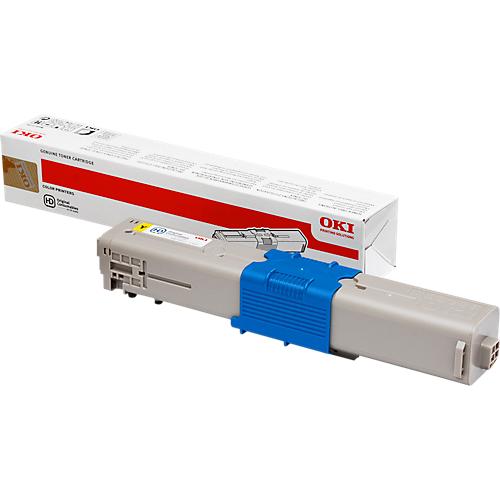 Original Oki Toner 44469704, Einzelpack, gelb