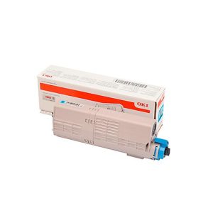 Original Oki Toner 46490607, Einzelpack, cyan Original Oki Toner 46490607, Einzelpack, cyan