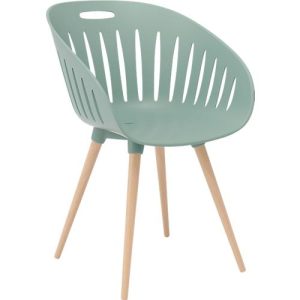 Outdoor-Stuhl Topstar T2023, 2 Stück, ergonomische Kunststoffschale, Füße ein- und ausdrehbar, olive Outdoor-Stuhl Topstar T2023, 2 Stück, ergonomische Kunststoffschale, Füße ein- und ausdrehbar, olive