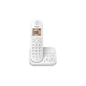 Panasonic KX-TGC420G – Schnurlostelefon – Anrufbeantworter mit Rufnummernanzeige – DECT – weiß