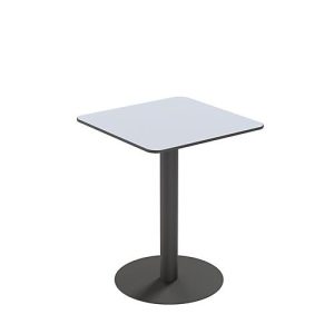Paperflow Outdoor-Tisch Cross, quadratisch, Tellerfuß, B 600 x T 600 x H 750 mm, grau/mattschwarz Paperflow Outdoor-Tisch Cross, quadratisch, Tellerfuß, B 600 x T 600 x H 750 mm, grau/mattschwarz