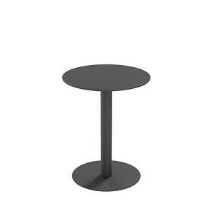 Paperflow Outdoor-Tisch Cross, rund, Tellerfuß, Ø 600 x H 750 mm, schwarz/mattschwarz Paperflow Outdoor-Tisch Cross, rund, Tellerfuß, Ø 600 x H 750 mm, schwarz/mattschwarz