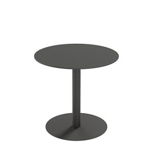 Paperflow Outdoor-Tisch Cross, rund, Tellerfuß, Ø 800 x H 750 mm, schwarz/mattschwarz Paperflow Outdoor-Tisch Cross, rund, Tellerfuß, Ø 800 x H 750 mm, schwarz/mattschwarz