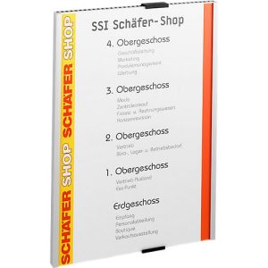 Papiereinlagen, für B 210 x H 148,5 mm, 20 Schilder Papiereinlagen, für B 210 x H 148,5 mm, 20 Schilder