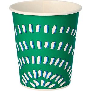 Pappbecher Papstar, Einweg, 0,2 l, für Kaltgetränke, mit Füllstrich, Ø 80 x H 88 mm, grün, 100 Stück Pappbecher Papstar, Einweg, 0,2 l, für Kaltgetränke, mit Füllstrich, Ø 80 x H 88 mm, grün, 100 Stück