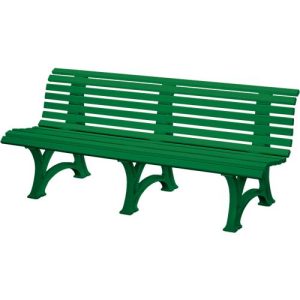 Parkbank, 4-Sitzer, L 2000 mm, grün Parkbank, 4-Sitzer, L 2000 mm, grün