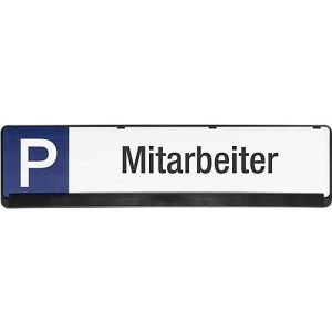 Parkplatzschild, Mitarbeiter Parkplatzschild, Mitarbeiter