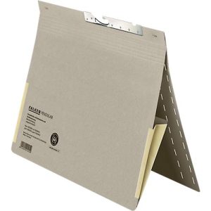 Pendelhefter Falken, Format A4, für bis zu 200 Blatt, 2 Fächer, Schlitzstanzung, Behördenheftung, Tasche, Recycling-Karton, grau, 50 Stück Pendelhefter Falken, Format A4, für bis zu 200 Blatt, 2 Fächer, Schlitzstanzung, Behördenheftung, Tasche, Recycling-Karton, grau, 50 Stück