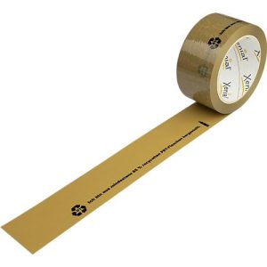 PET-Recycling-Klebeband Xenial, umweltfreundlich, B 50 mm x L 100 m, recycelte PET-Flaschen, braun PET-Recycling-Klebeband Xenial, umweltfreundlich, B 50 mm x L 100 m, recycelte PET-Flaschen, braun