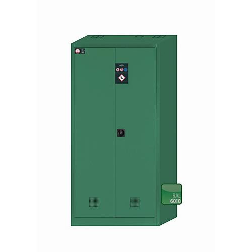 Pflanzenschutzmittelschrank asecos E-PSM-UF, Flügeltüren, Front Türkisgrün, B 950 x T 500 x H 1950 mm