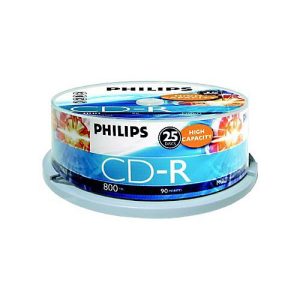 Philips CR8D8NB25 – 25 x CD-R – 800 MB (90min) – Spindel
