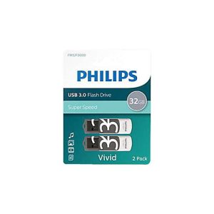 Philips FM32FD00D Vivid Edition 3.0 – USB-Flash-Laufwerk – 32 GB – USB 3.0 (Packung mit 2)
