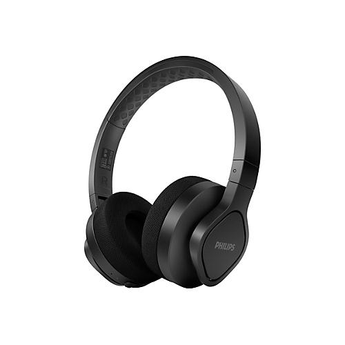 Philips GO TAA4216BK - Kopfhörer mit Mikrofon - On-Ear - Bluetooth - kabellos - Schwarz