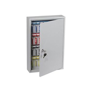 Phoenix KC0602K – Schlüsselschrank – 1 Türen – 64 Haken – Hellgrau