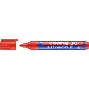 Pigmentmarker edding 30 Brilliant, rot, 10 Stück Pigmentmarker edding 30 Brilliant, rot, 10 Stück