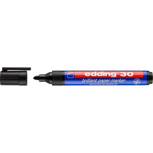 Pigmentmarker edding 30 Brilliant, schwarz, 10 Stück Pigmentmarker edding 30 Brilliant, schwarz, 10 Stück
