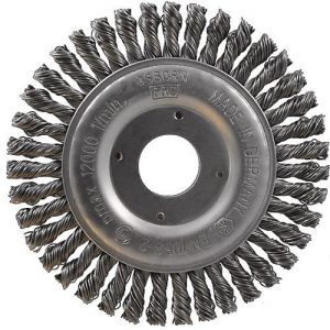 Pipelinebürste D.115mm Drahtstärke 0,5mm STA 6mm 12500min-¹ OSBORN