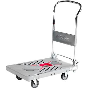 Plattformwagen RuXXac Dandy, bis 180 kg, 2 Lenk- und 2 Bockrollen, inkl. Spannfix-Gummi, ohne Bremsen, Polypropylen Plattformwagen RuXXac Dandy, bis 180 kg, 2 Lenk- und 2 Bockrollen, inkl. Spannfix-Gummi, ohne Bremsen, Polypropylen