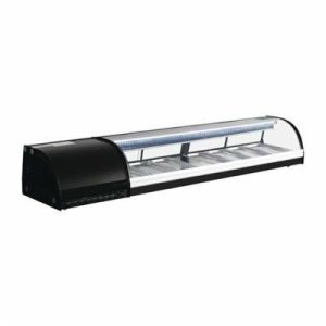 Polar Kühlvitrine für Sushi 180cm, 180x39x29cm Polar Kühlvitrine für Sushi 180cm, 180x39x29cm