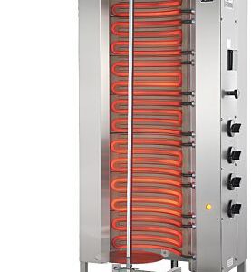 POTIS E4 Elektro Gyrosgrill Dönergrill Kebabgrill 80 kg, Höhe 1290 mm