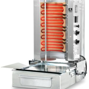 POTIS F E2 Elektro Gyrosgrill Dönergrill Kebabgrill 30 kg, Höhe 840 mm – Motor unten –