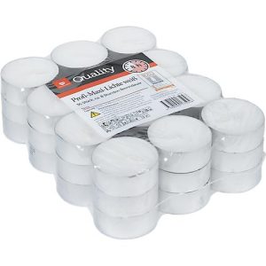 Profi-Maxi-Lichte, weiß, 36 Stück, ca. 8 Stunden Brenndauer Profi-Maxi-Lichte, weiß, 36 Stück, ca. 8 Stunden Brenndauer