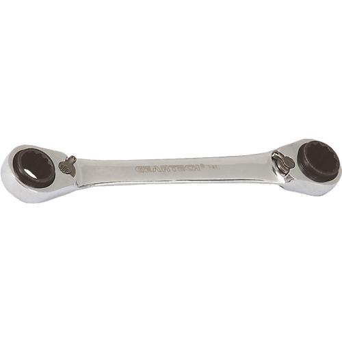 Projahn GearTech 4-in-1, umschaltbare Ratschen-Schlüssel, verchromt