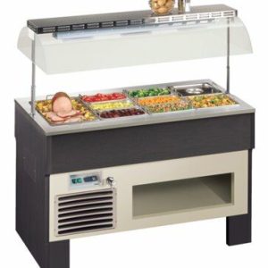 KBS Wärmebuffet Bain-Marie Proxima 4 M, elektrische Haubenbetätigung KBS Wärmebuffet Bain-Marie Proxima 4 M, elektrische Haubenbetätigung