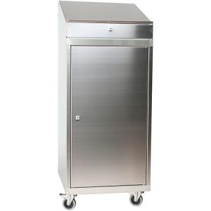 Pultschrank, Edelstahl, H 1340 x B 500 x T 500 mm Pultschrank, Edelstahl, H 1340 x B 500 x T 500 mm