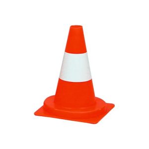 PVC-Leitkegel, tagesleuchtend, 0,5 kg, H 300 mm PVC-Leitkegel, tagesleuchtend, 0,5 kg, H 300 mm