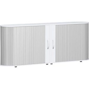 Querrollladenschrank Alicante, B 2000 x T 400 x H 828 mm, weiß Querrollladenschrank Alicante, B 2000 x T 400 x H 828 mm, weiß
