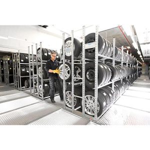 Räderregal R 3000, Grundfeld, H 2278 x B 995 mm, 2 Traversenpaare Räderregal R 3000, Grundfeld, H 2278 x B 995 mm, 2 Traversenpaare