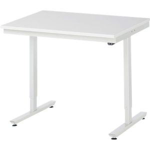 Rau Arbeitstisch Adlatus, elektrisch höhenverstellbar, 22 mm Spanplatte mit Melaminbelag, bis 150 kg, B 1000 x T 800 x H 720-1120 mm, lichtgrau Rau Arbeitstisch Adlatus, elektrisch höhenverstellbar, 22 mm Spanplatte mit Melaminbelag, bis 150 kg, B 1000 x T 800 x H 720-1120 mm, lichtgrau