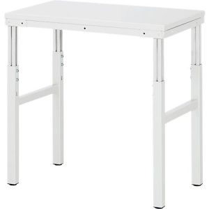 Rau Basistisch Serie E, manuell höhenverstellbar, 22 mm Spanplatte mit Melaminbelag, bis 450 kg, B 700 x T 500 x H 650-1000 mm, lichtgrau Rau Basistisch Serie E, manuell höhenverstellbar, 22 mm Spanplatte mit Melaminbelag, bis 450 kg, B 700 x T 500 x H 650-1000 mm, lichtgrau