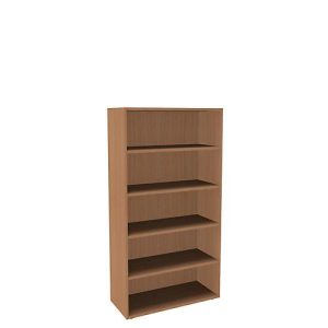 Regal, einteilig, B 1000 mm, 5 OH, Buche-Dekor Regal, einteilig, B 1000 mm, 5 OH, Buche-Dekor