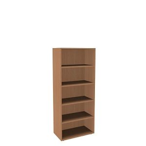 Regal, einteilig, B 800 mm, 5 OH, Buche-Dekor Regal, einteilig, B 800 mm, 5 OH, Buche-Dekor