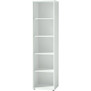 Regal MONTERIA, 5 Ordnerhöhen, B 500 x T 370 x H 1960 mm, weiß Regal MONTERIA, 5 Ordnerhöhen, B 500 x T 370 x H 1960 mm, weiß