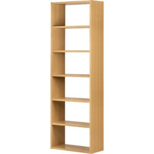 Regal Pombal, 6 Ordnerhöhen, erweiterbar, Spanplatte, B 740 x T 340 x H 2240 mm, Wildeiche Regal Pombal, 6 Ordnerhöhen, erweiterbar, Spanplatte, B 740 x T 340 x H 2240 mm, Wildeiche